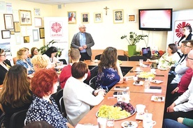 ▲	Spotkanie zorganizowano we współpracy z Wydziałem Nauki Katolickiej.