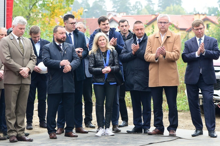 Inauguracji budowy Jednostki Ratowniczo-Gaśniczej nr 3 w Olsztynie