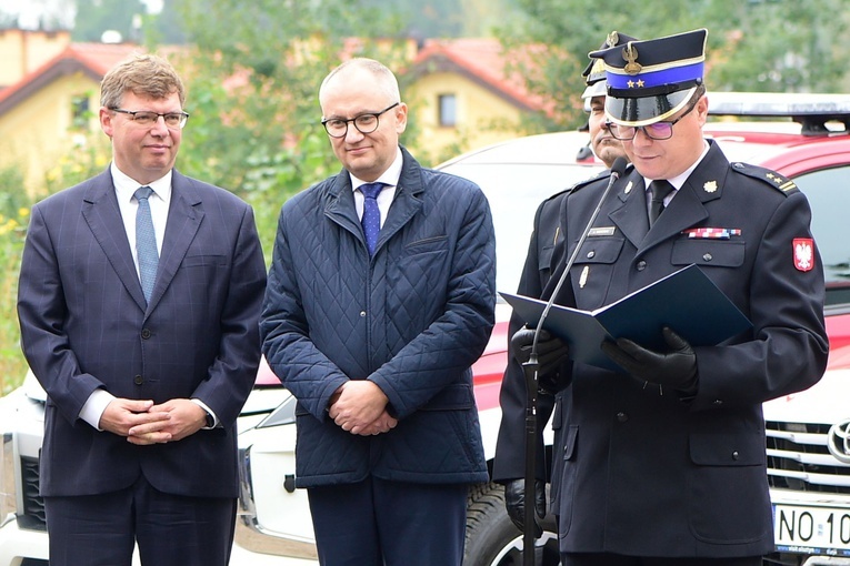 Inauguracji budowy Jednostki Ratowniczo-Gaśniczej nr 3 w Olsztynie