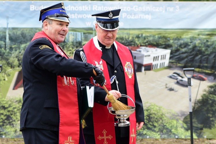 Inauguracji budowy Jednostki Ratowniczo-Gaśniczej nr 3 w Olsztynie