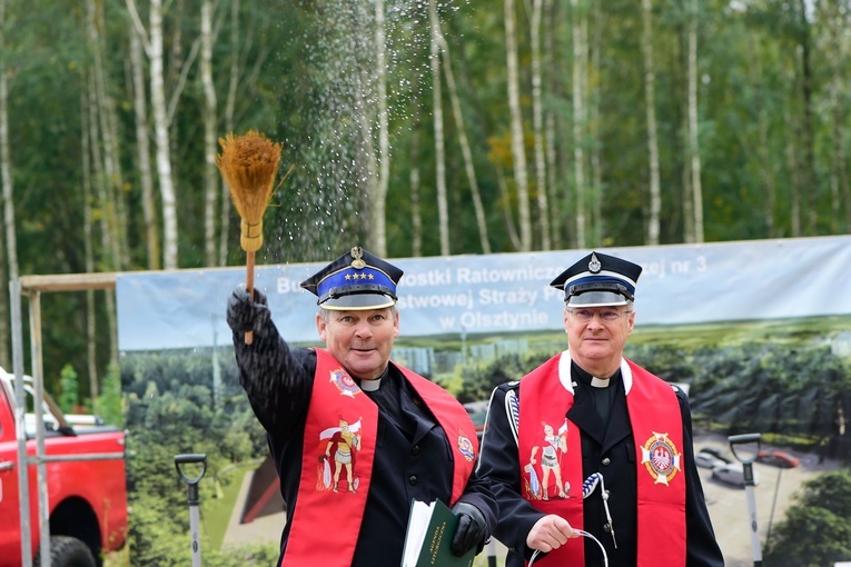 Inauguracji budowy Jednostki Ratowniczo-Gaśniczej nr 3 w Olsztynie