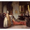 Benito Mercadé y Fábregas
Transitus św. Franciszka 
olej na płótnie, 1866
Muzeum Prado, Madryt