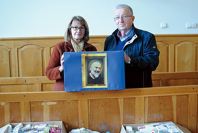 Helena Kłapeć i Marek Spasiuk, organizatorzy przedsięwzięcia.