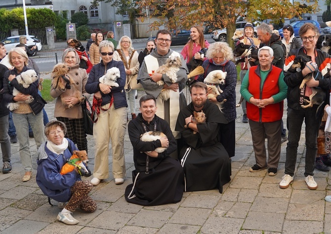 Błogosławieństwo zwierząt w dzień św. Franciszka z Asyżu