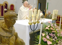 Obecni polecali się wstawiennictwu św. Franciszka z Asyżu. Jego figurę leśnicy przynieśli do sanktuarium.