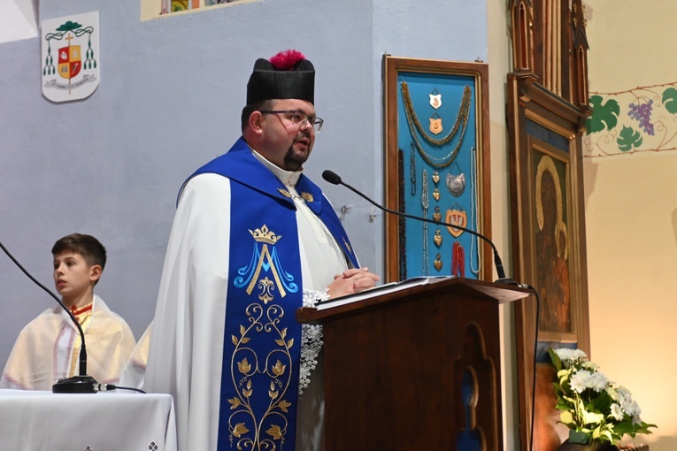 Pasterz diecezji z wizytą w Bystrzycy 