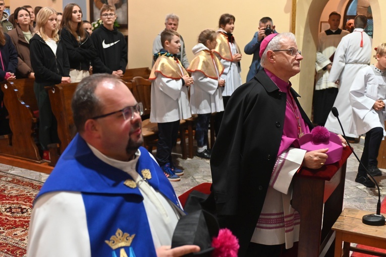 Pasterz diecezji z wizytą w Bystrzycy 