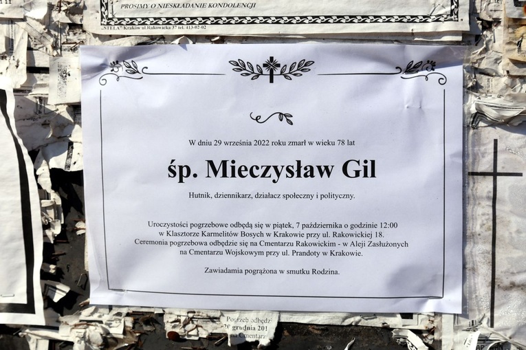 Uroczystości pogrzebowe Mieczysława Gila cz. 1