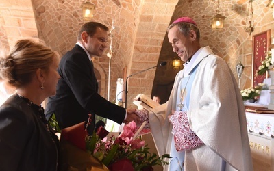 Z nauczycielami modlił się bp Stanisław Salaterski. 