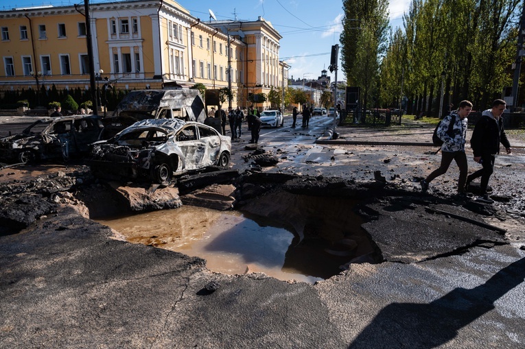 Bilans: Największy od początku wojny zmasowany atak rakietowy Rosji