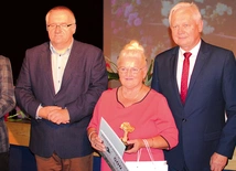 Zofia Lorbiecka ze Złota Pelargonią.