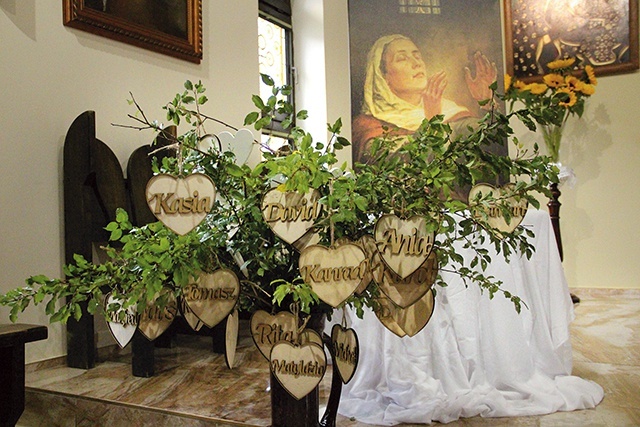 Imiona zmarłych pociech zapisane są na ziemi i w niebie. 