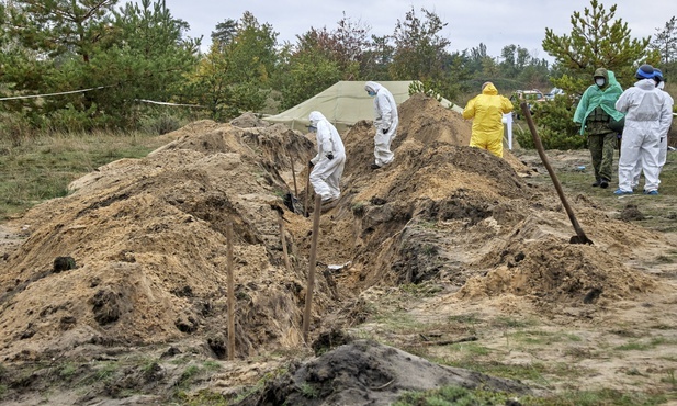 Ukraińska policja: ponad 120 ciał ekshumowano w wyzwolonej części obwodu donieckiego