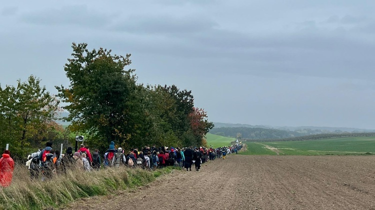 Pielgrzymka trzebnicka z Bagna i Obornik Śląskich