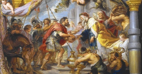 Rubens, Abraham i Melchizedek.