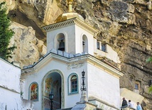 Założony w VIII wieku klasztor w Bakczysaraju na Krymie.