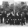 Katolicki Związek Abstynentów w Hajdukach, w środku ks. Józef Czempiel. Organizacje kościelne były fundamentem społecznej aktywności Kościoła na Górnym Śląsku.