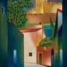 Anna Harland- -Zajączkowska, „Uliczka w Carcassonne”, 1927, farba olejna, płótno, Muzeum Narodowe w Krakowie.