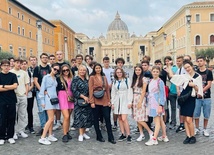 Limanowscy licealiści w Rzymie