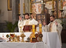 Ogień dwóch Serc w parafii pw. Świętych Apostołów Piotra i Pawła w Oławie