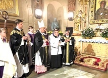 Modlono się w kaplicy, gdzie spoczywa m.in. arcyksiężna Maria Krystyna.