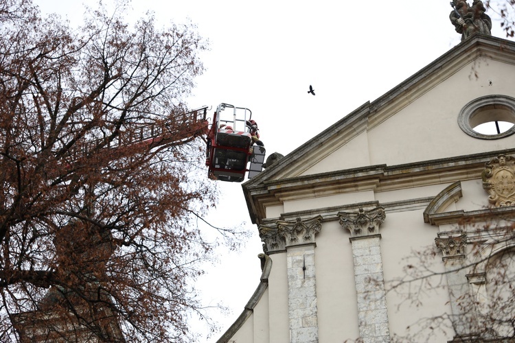 Demontaż uszkodzonej sterczyny