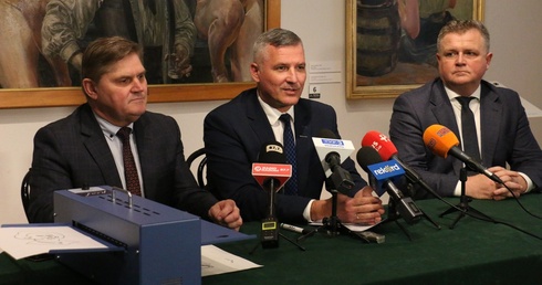 O projekcie opowiadali (od lewej): Leszek Ruszczyk, Rafał Rajkowski i Adam Duszyk.