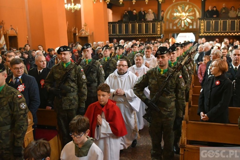 Zielona Góra. Obchody 104. rocznicy odzyskania niepodległości