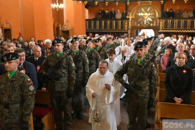 Zielona Góra. Obchody 104. rocznicy odzyskania niepodległości