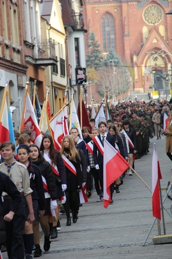 Rybnik. Obchody Święta Niepodległości 11 listopada 2022 r.