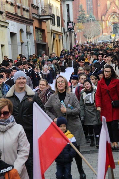 Rybnik. Obchody Święta Niepodległości 11 listopada 2022 r.