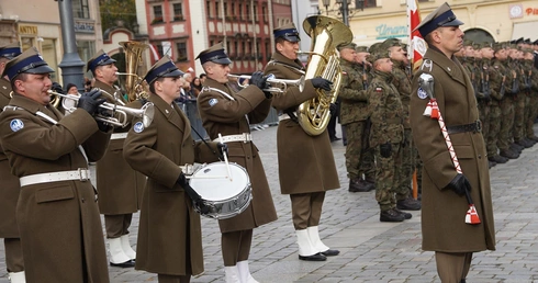 Narodowe Święto Niepodległości na wrocławskim rynku