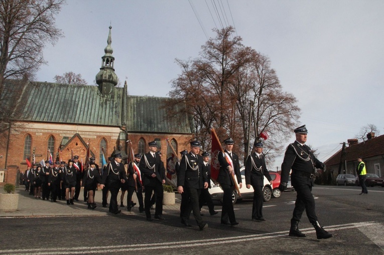 Radłów. Odsłonięcie muralu "Radłowskie Termopile"