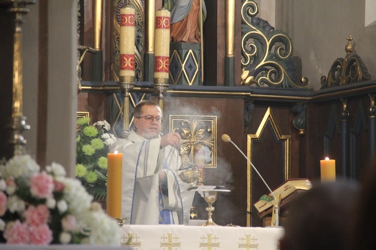 Radłów. Odsłonięcie muralu "Radłowskie Termopile"