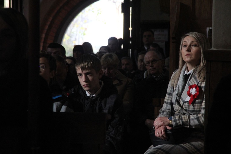 Radłów. Odsłonięcie muralu "Radłowskie Termopile"