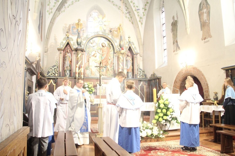 Radłów. Odsłonięcie muralu "Radłowskie Termopile"