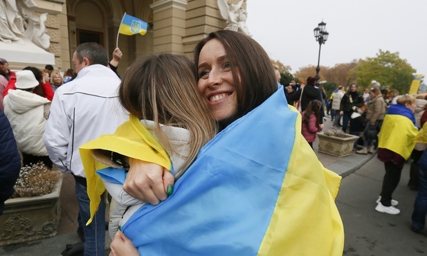 Chersoń świętuje od trzech dni i wita swych żołnierzy