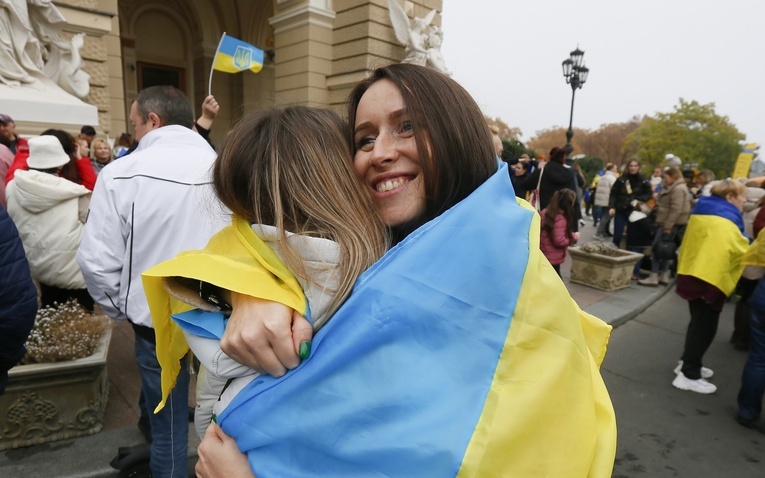 Chersoń świętuje od trzech dni i wita swych żołnierzy