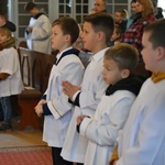 20 nowych ministrantów w Gaworzycach