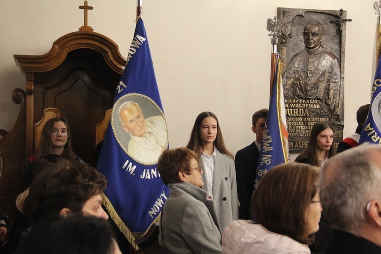 Nowy Sącz. Odsłonięcie tablicy upamiętniającej ks. ppłk. Andrzeja Niwę