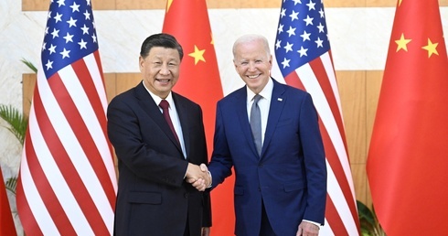 Przywódca Chin przestrzegł prezydenta USA przed przekraczaniem "czerwonej linii" w sprawie Tajwanu