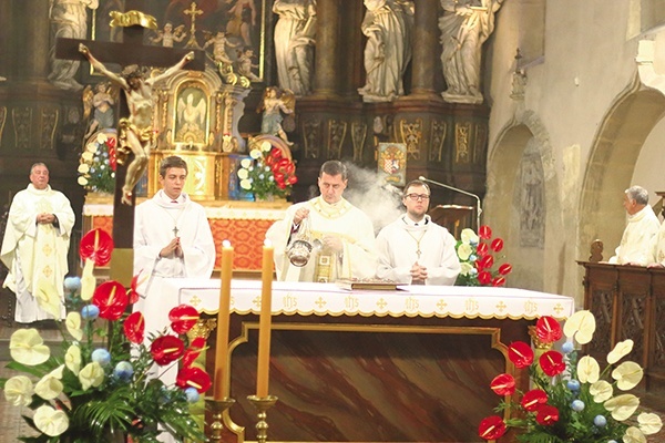 Odpustowej Eucharystii przewodniczył ks. Piotr Zawadka z Lubina.