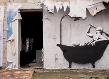 Banksy opublikował na Instagramie film o swoim pobycie na Ukrainie