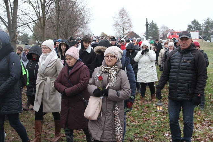 Wał-Ruda. Pożegnanie i droga krzyżowa