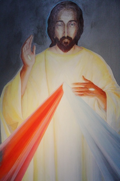 Wystawa współczesnych obrazów Jezusa Miłosiernego