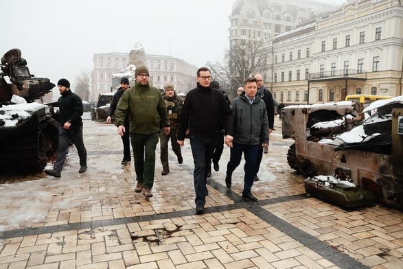 Premier Morawiecki w Kijowie