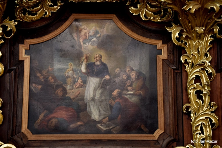 Stalle w historycznym opactwie żagańskim