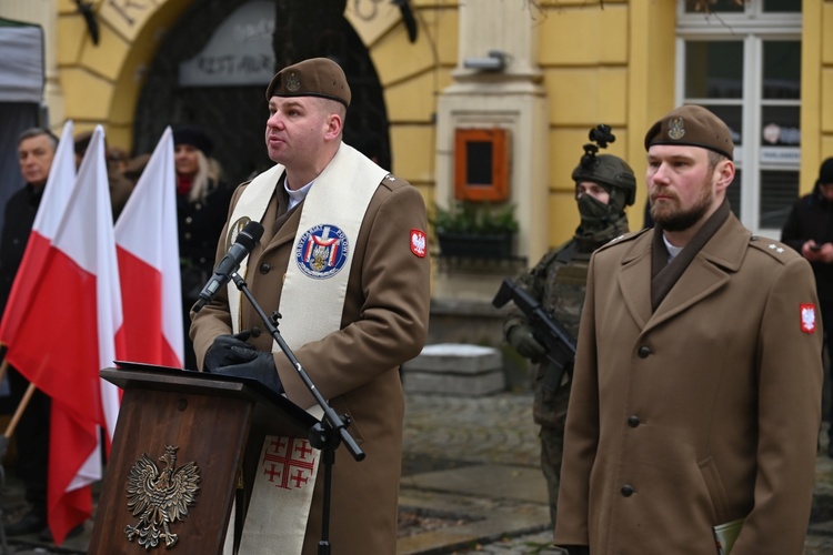 Przysięga nowych żołnierzy 16 Dolnośląskiej Brygady Obrony Terytorialnej