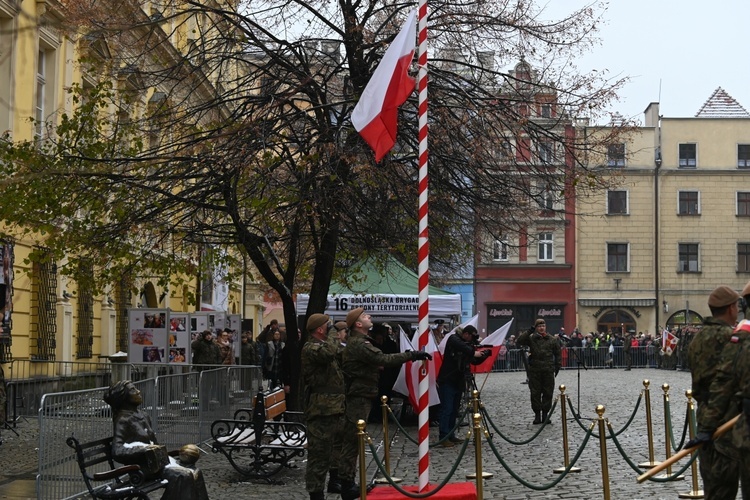 Przysięga nowych żołnierzy 16 Dolnośląskiej Brygady Obrony Terytorialnej