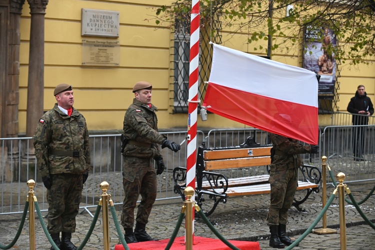 Przysięga nowych żołnierzy 16 Dolnośląskiej Brygady Obrony Terytorialnej